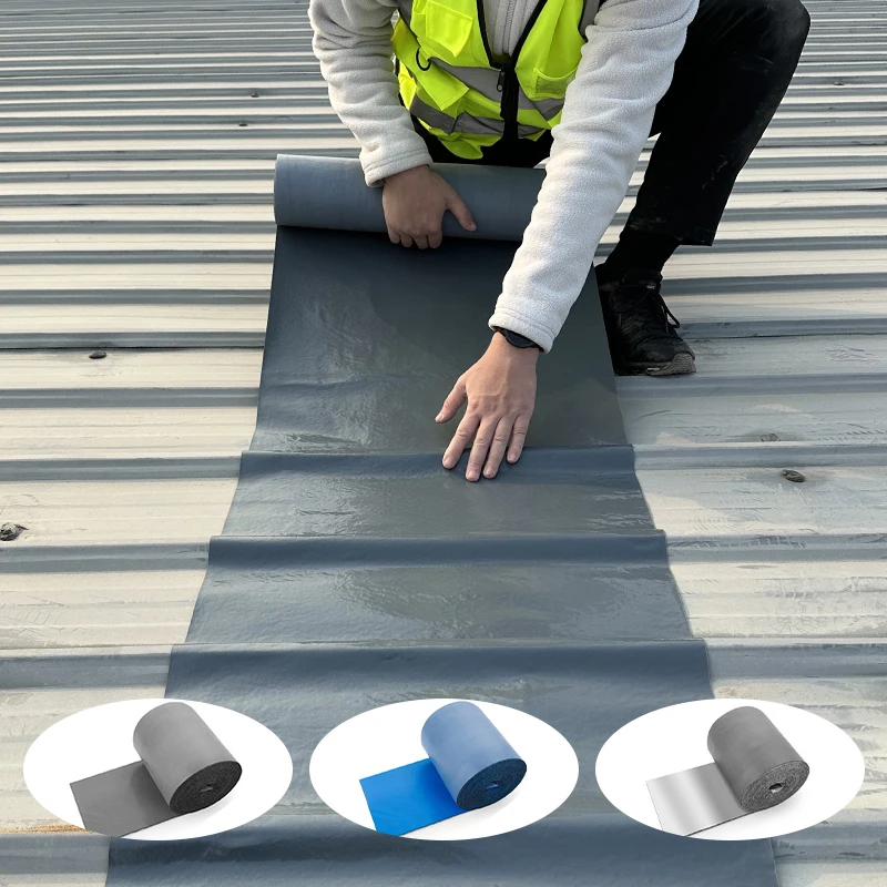 iron surface waterproof,waterproof film,iron sheet and RV roof leak-proof sealant,metal surface waterproof,industrial metal roof